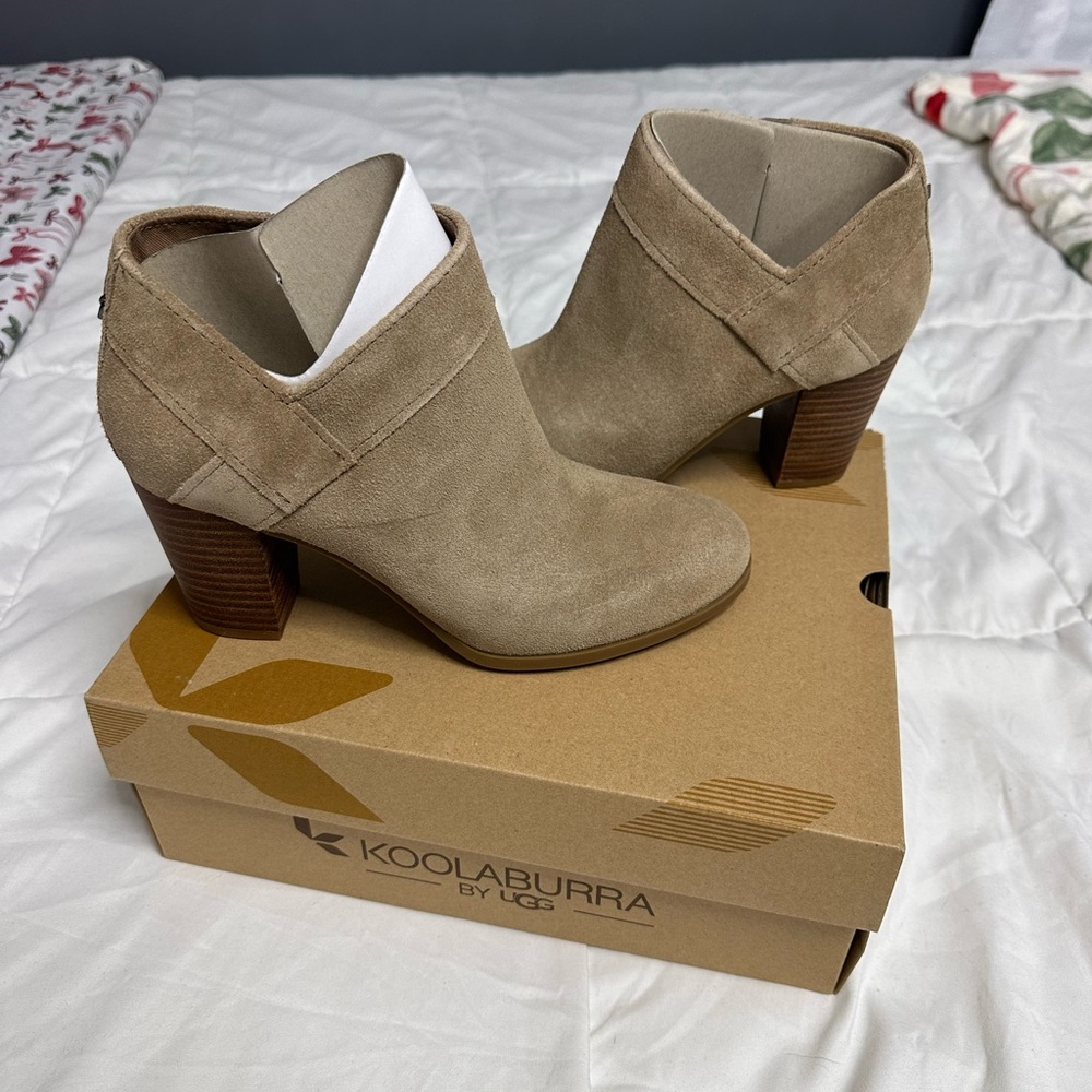 Ugg heeled booties